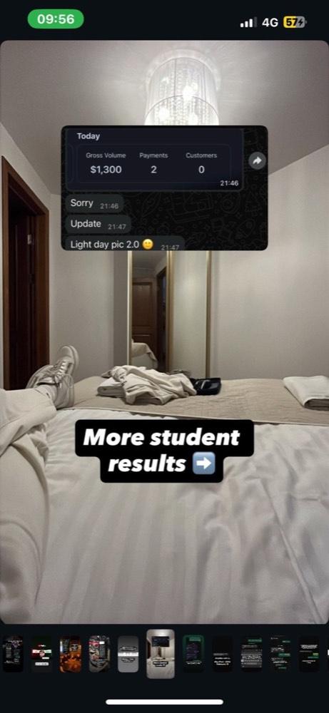 Studento uzdarbis: 1300 USD, 2 mokejimai per diena