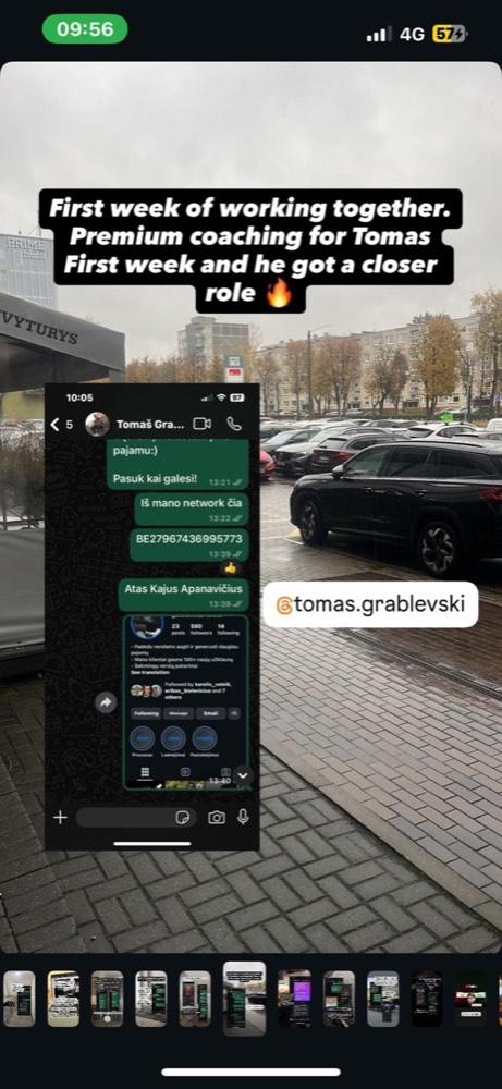 Tomas: closer role per pirma savaite