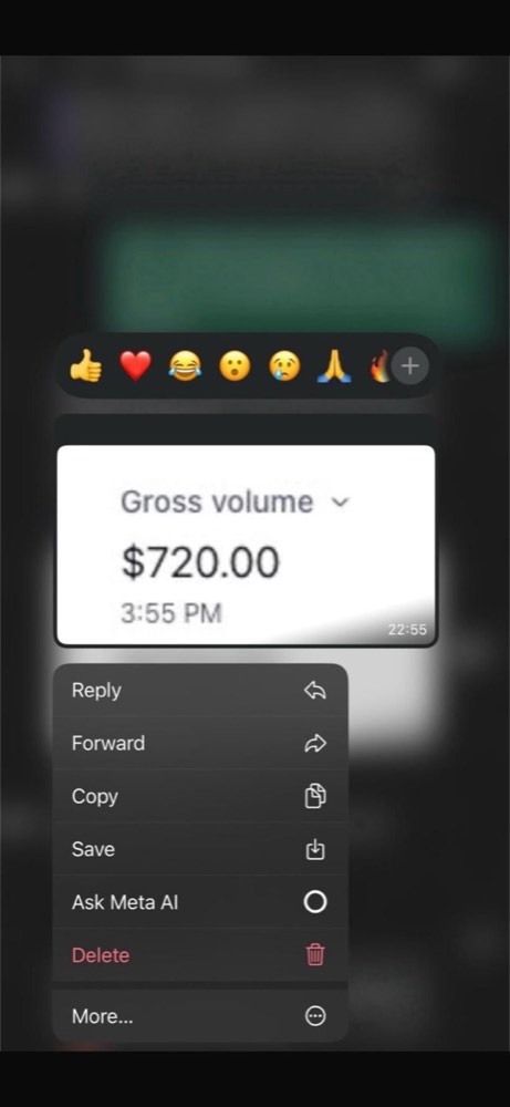 Studento uzdarbis: 720 USD gross volume
