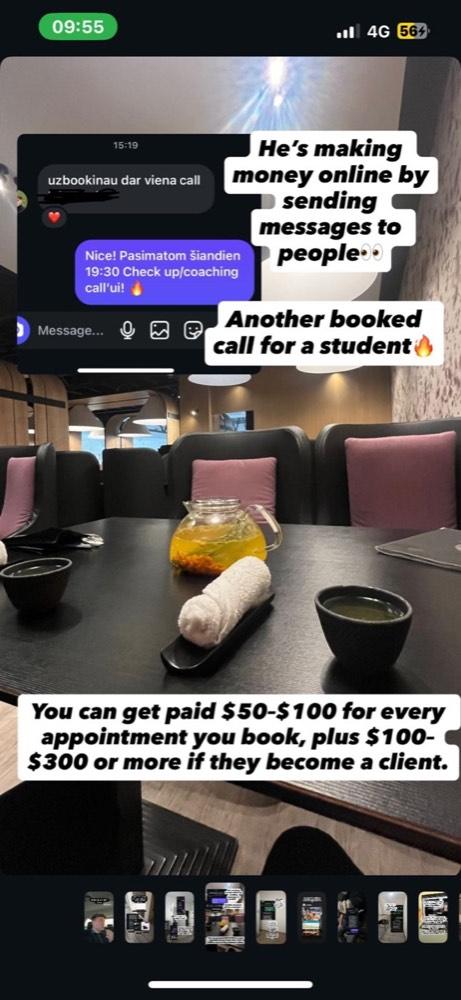 Dar vienas uzbookintas call studentui